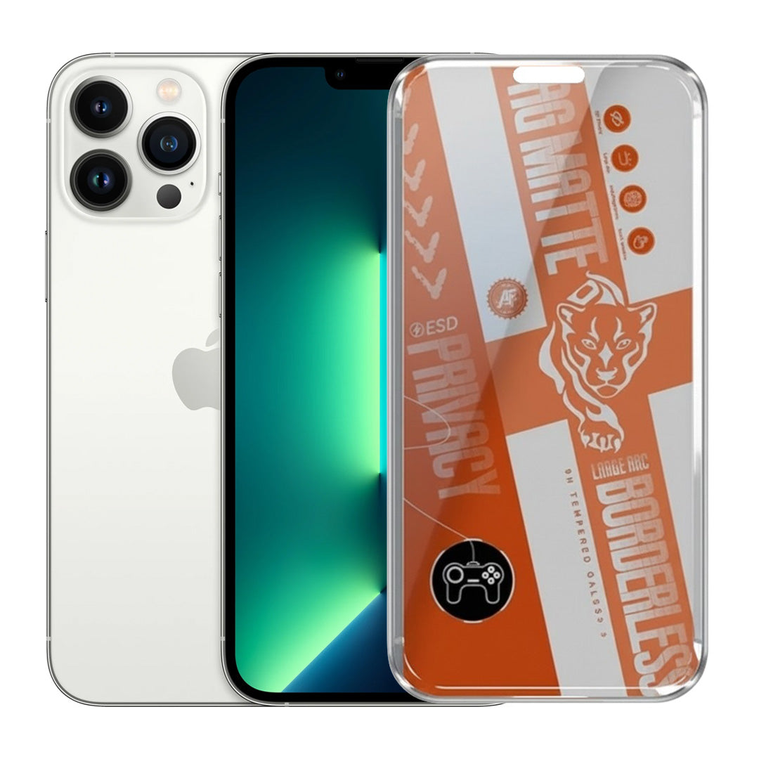 AG Matte Privacy Borderless Tempered Glass For iphone 13 Pro Max