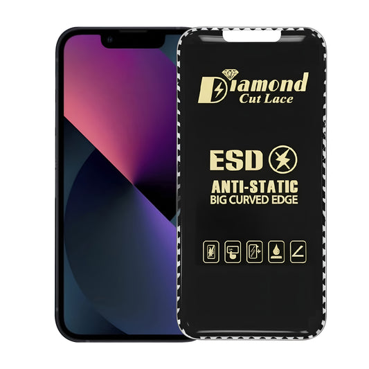 Diamond Cut Lace ESD FLAYR Tempered Glass for Apple iPhone 13 Pro