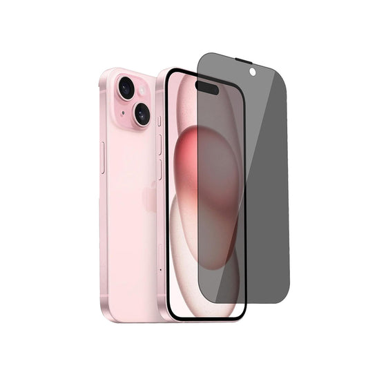 Borderless Privacy Tempered Glass Screen Protector for Apple iPhone 15 Plus
