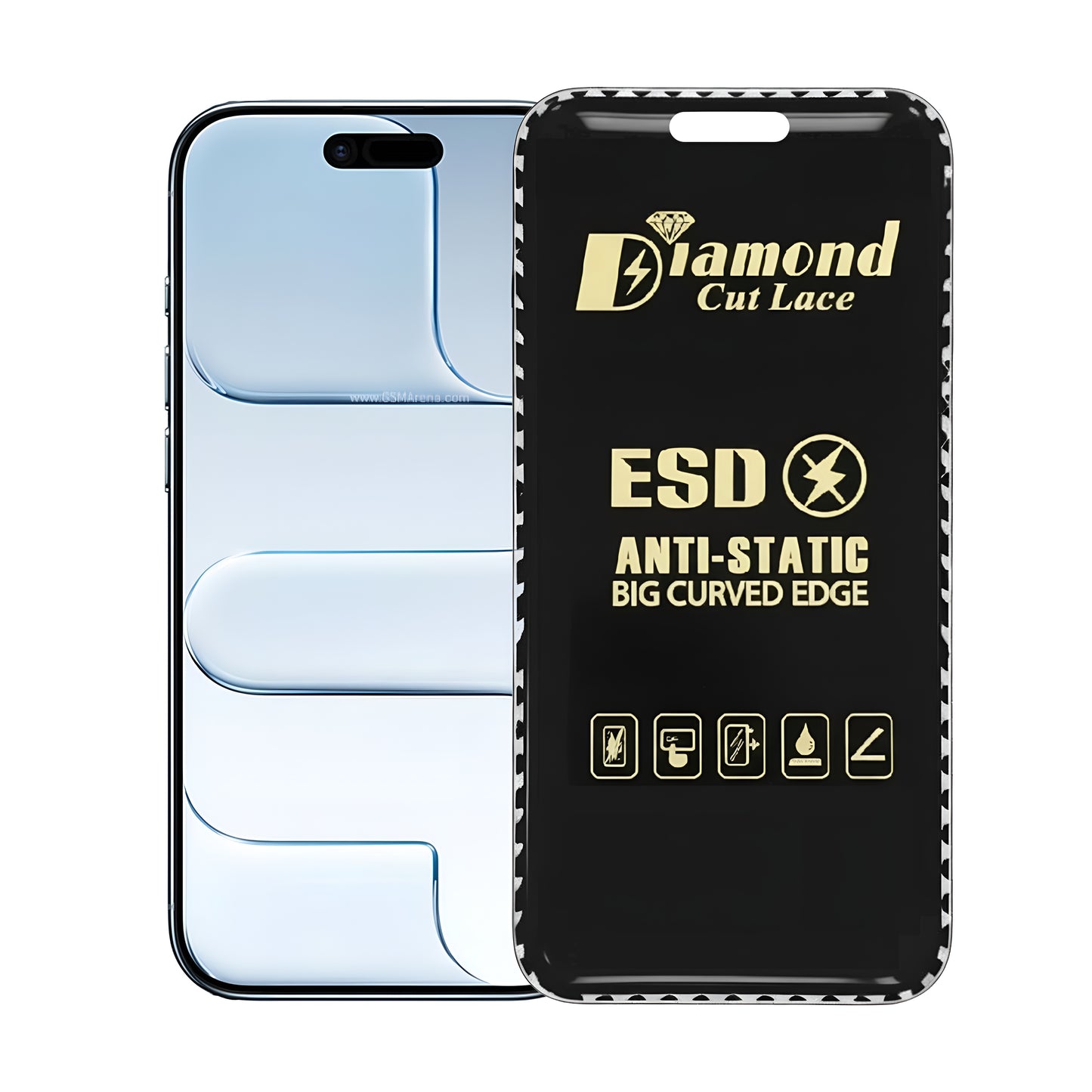 Diamond Cut Lace ESD FLAYR Tempered Glass for Apple iPhone 17 Air