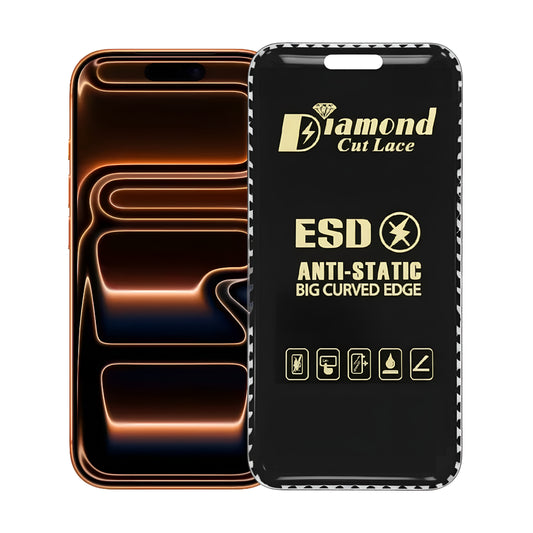 Diamond Cut Lace ESD FLAYR Tempered Glass for Apple iPhone 17 Pro Max