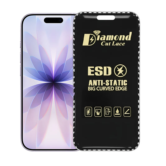 Diamond Cut Lace ESD FLAYR Tempered Glass for Apple iPhone 17