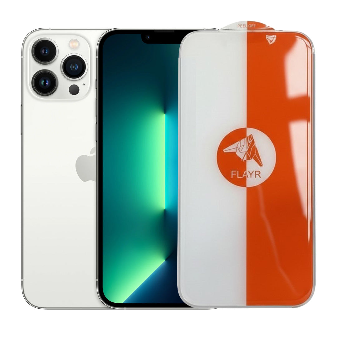 FLAYR Diamond-Cut Borderless Tempered Glass for Apple iPhone