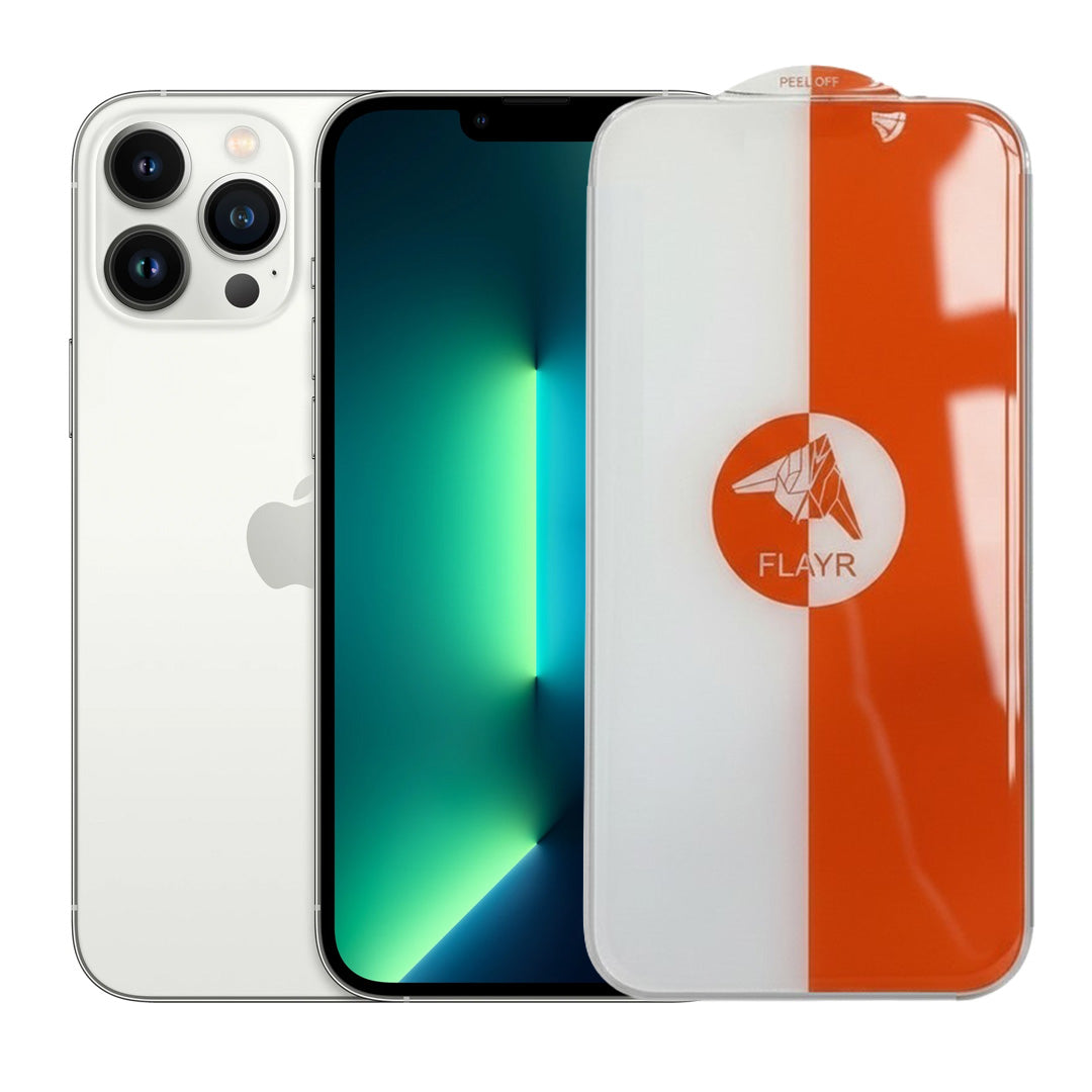 FLAYR Diamond-Cut Borderless Tempered Glass for Apple iPhone