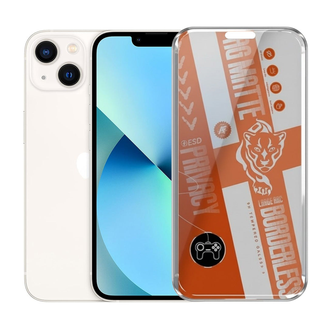 AG Matte Privacy Borderless Tempered Glass For iphone 13