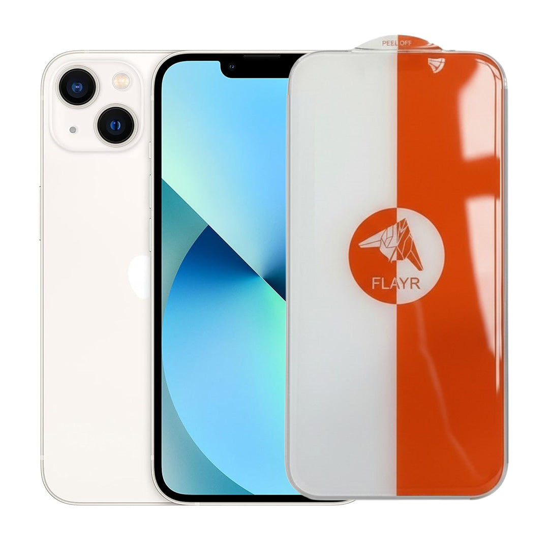 FLAYR Diamond-Cut Borderless Tempered Glass for Apple iPhone