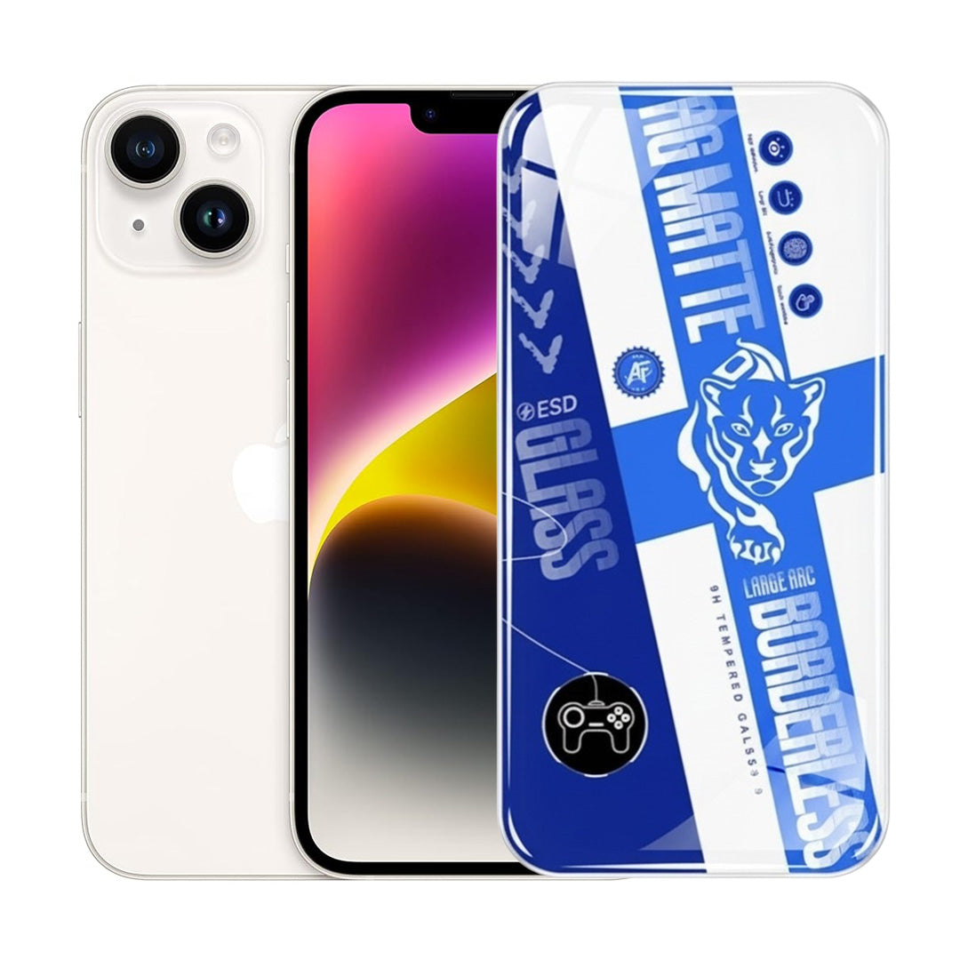 AG Matte Borderless Tempered Glass For iphone 14