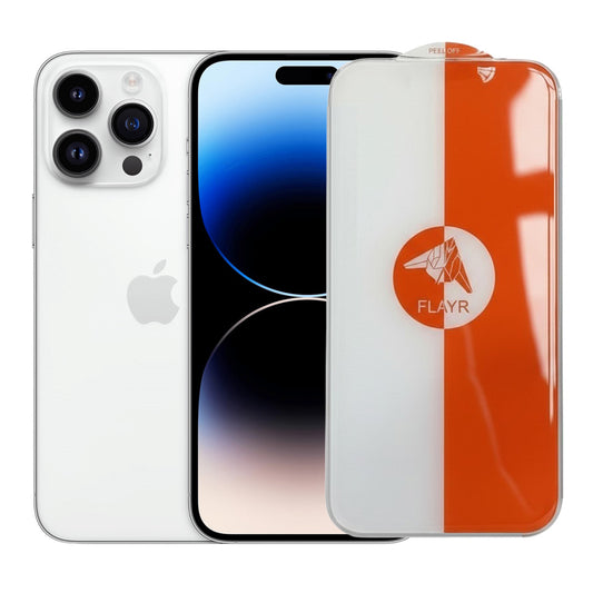 FLAYR Diamond-Cut Borderless Tempered Glass for Apple iPhone