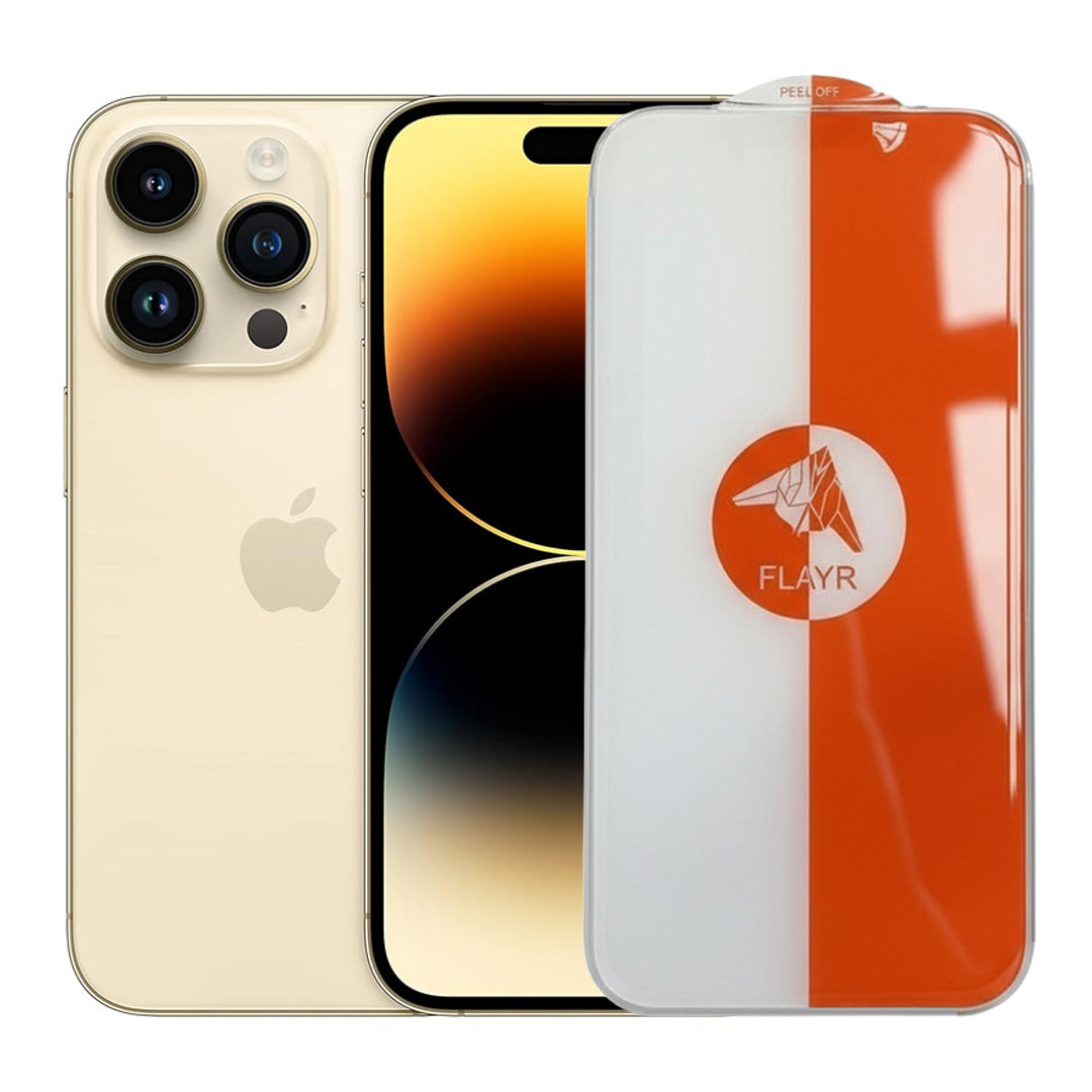 FLAYR Diamond-Cut Borderless Tempered Glass for Apple iPhone