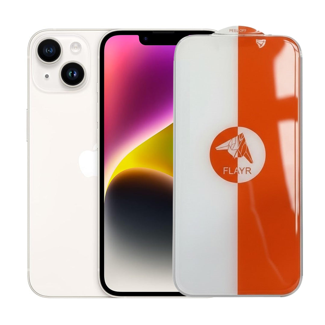 FLAYR Diamond-Cut Borderless Tempered Glass for Apple iPhone