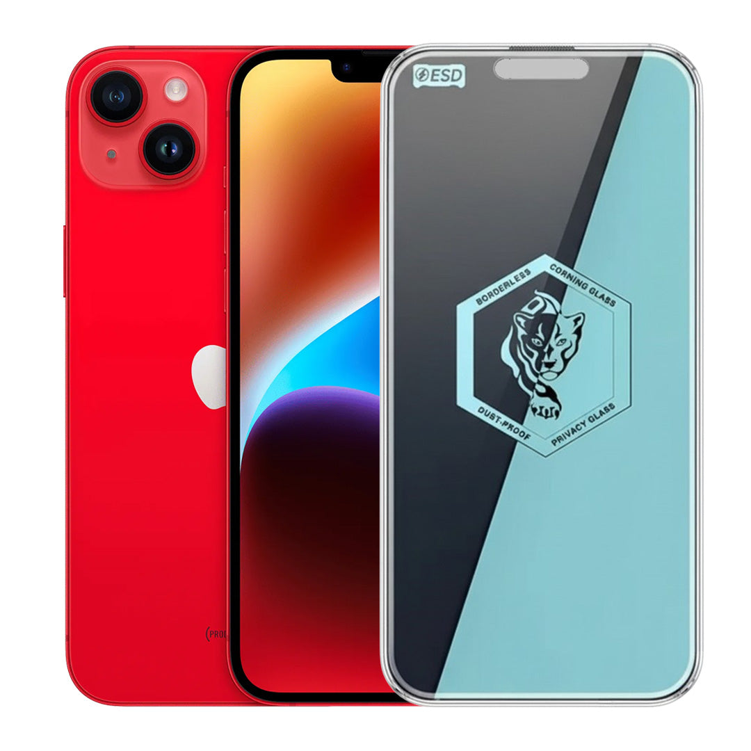 Borderless Privacy Tempered Glass For iphone 15 Plus