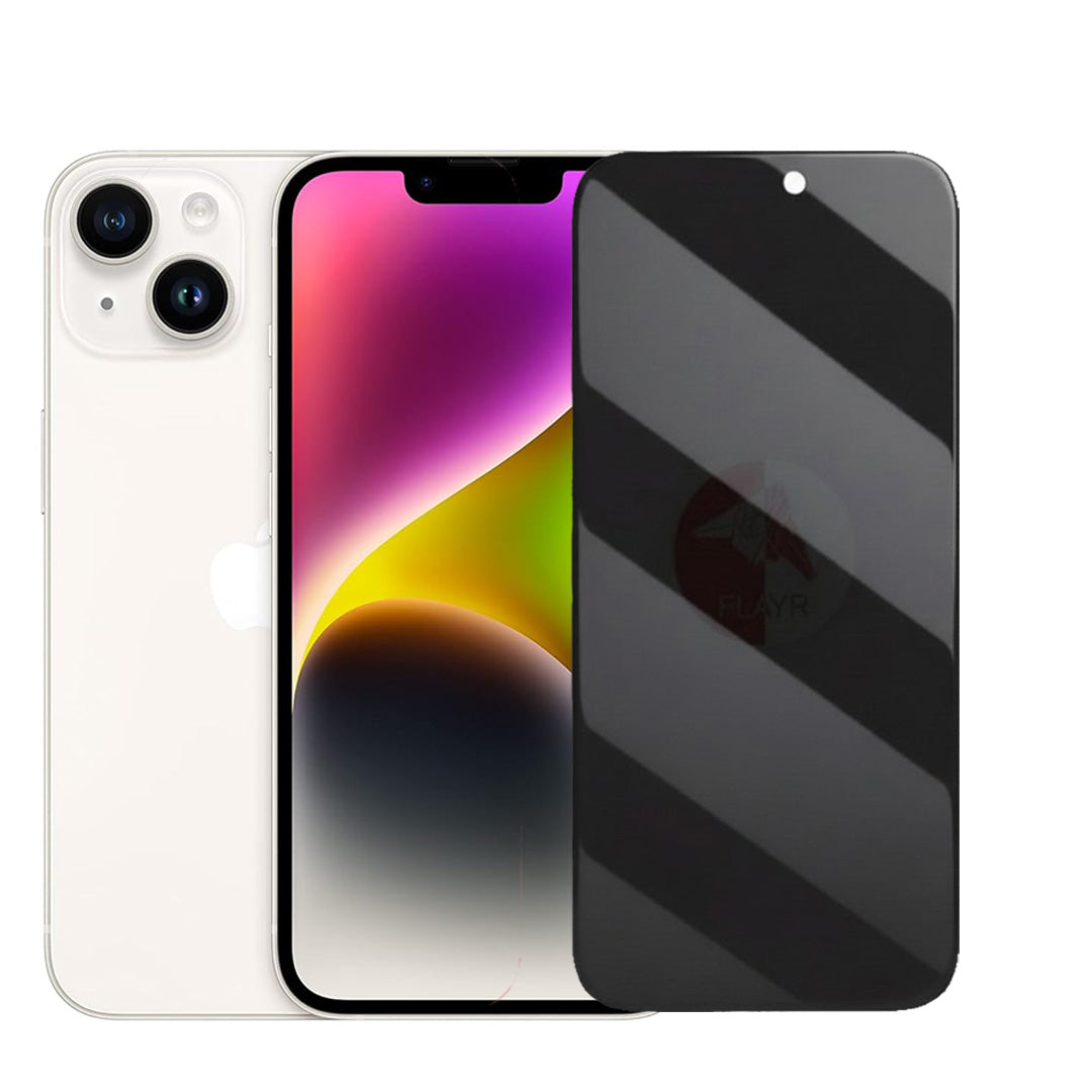 Premium Borderless Privacy Tempered Glass Screen Protector for Apple iPhone
