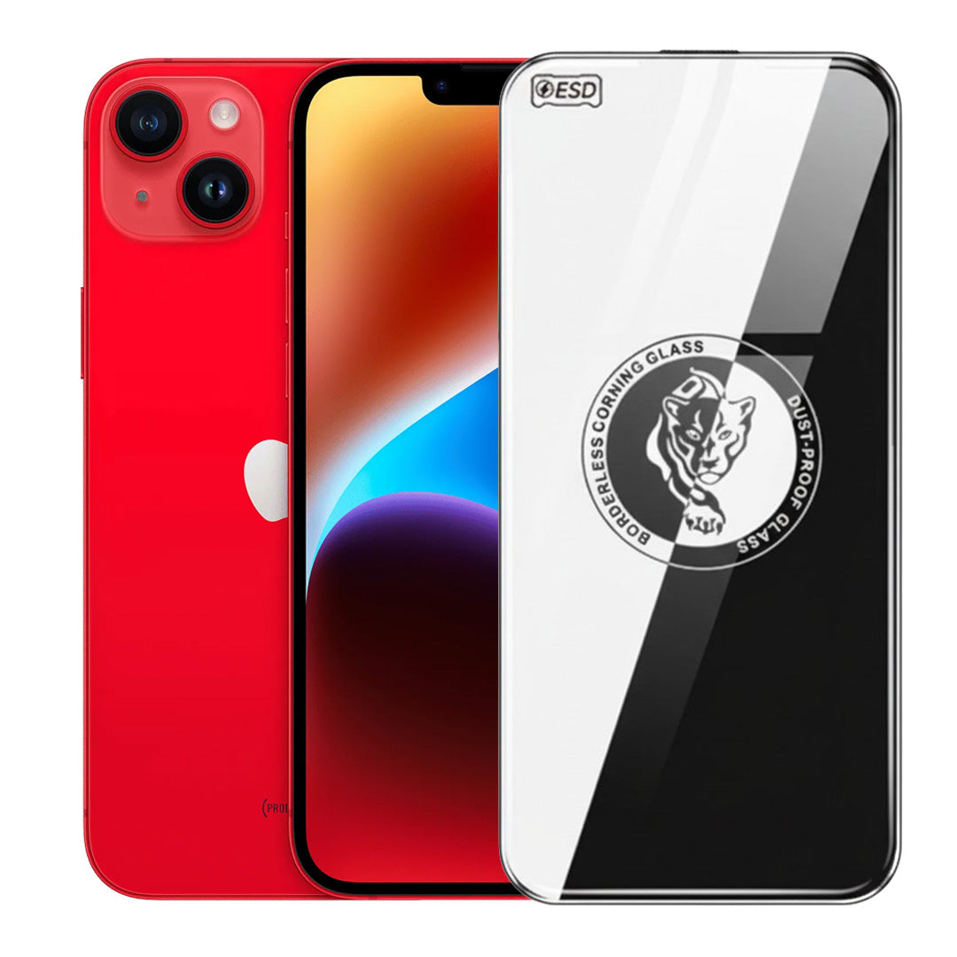 Borderless Tempered Glass For iphone 16 Plus