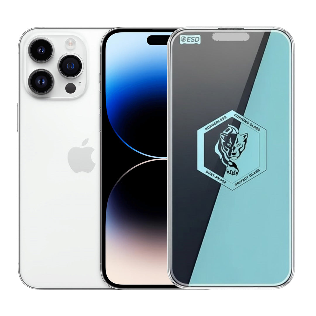 Borderless Privacy Tempered Glass For iphone 16 Pro Max
