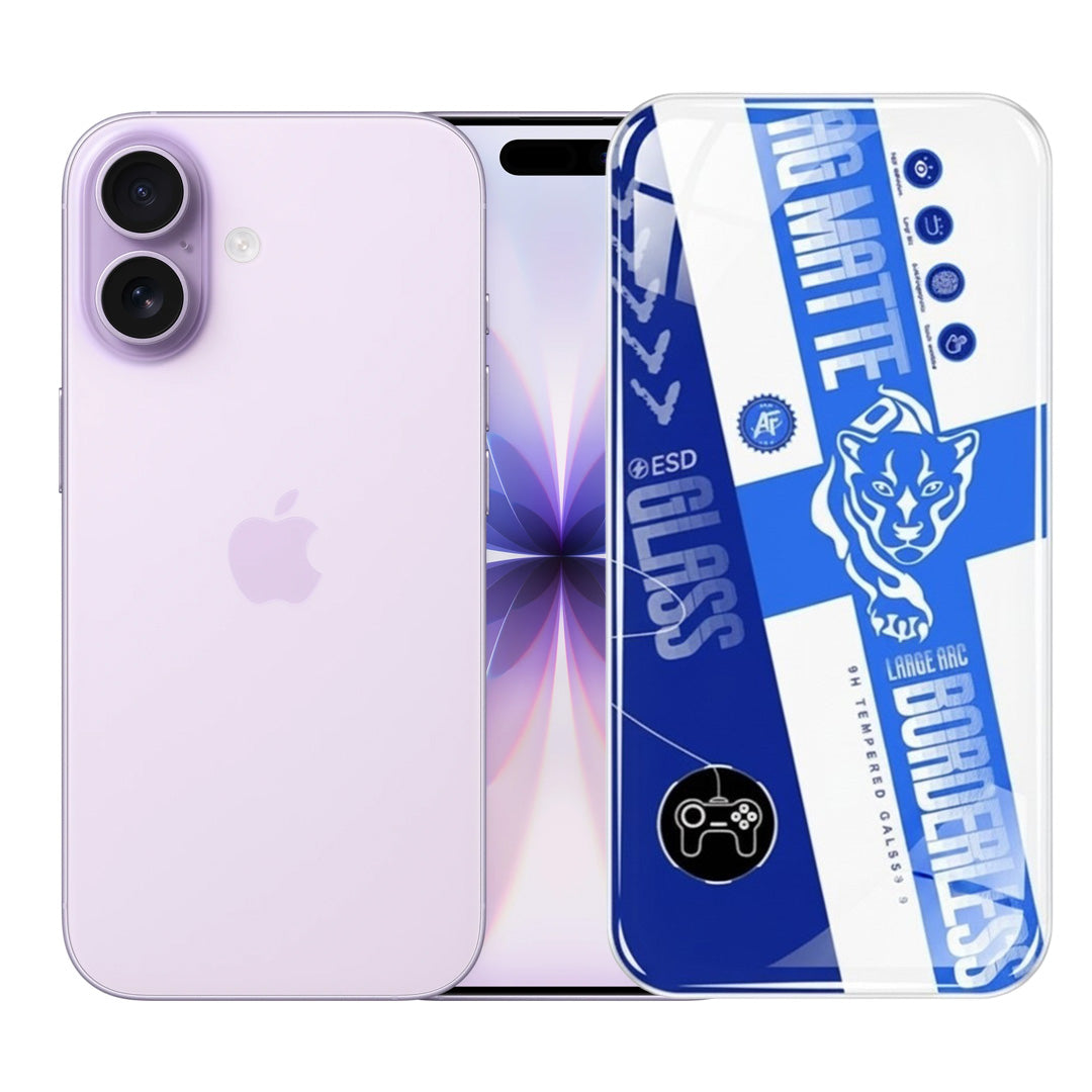 AG Matte Borderless Tempered Glass For iphone 17