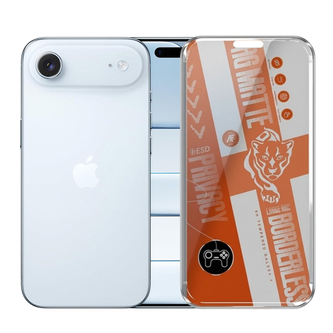 AG Matte Privacy Borderless Tempered Glass For iphone 17 Air