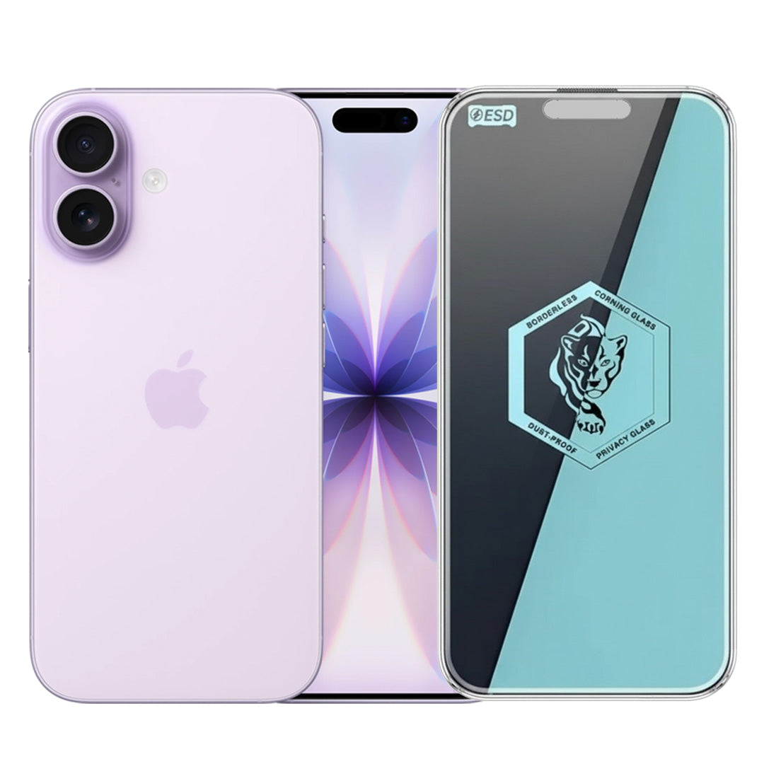 Borderless Privacy Tempered Glass For iphone 17