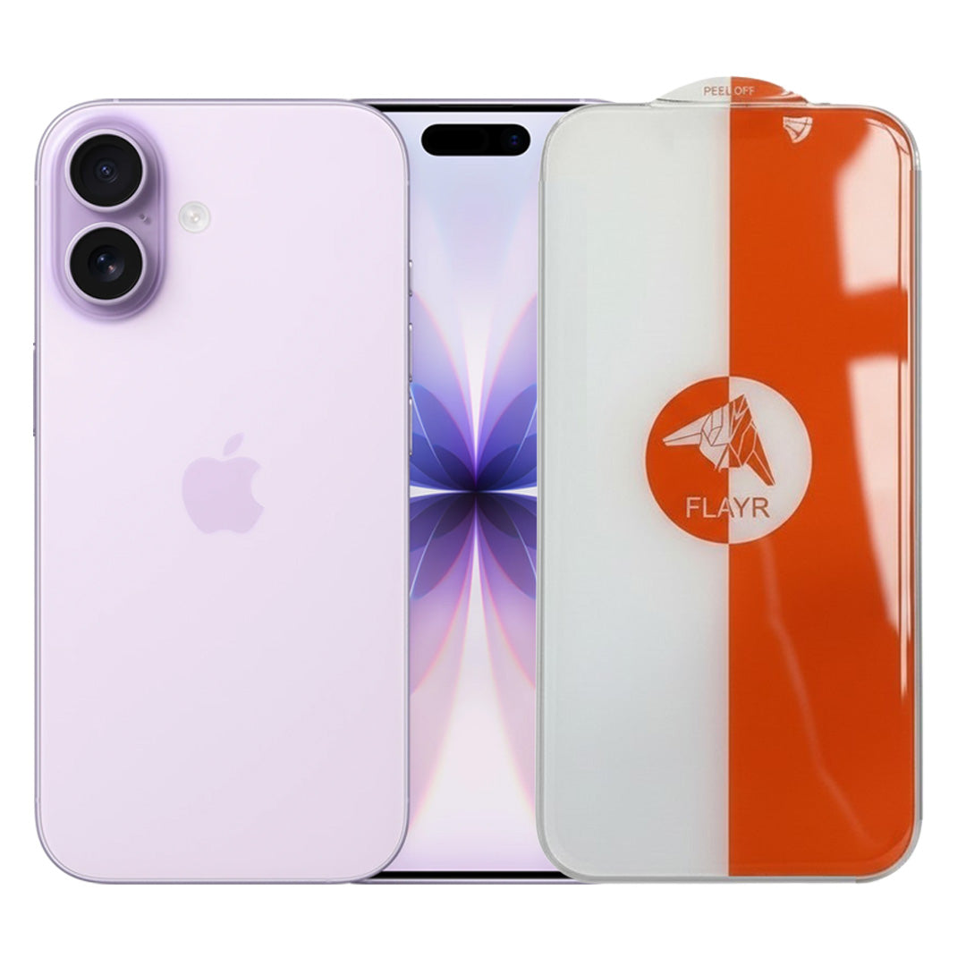 FLAYR Diamond-Cut Borderless Tempered Glass for Apple iPhone